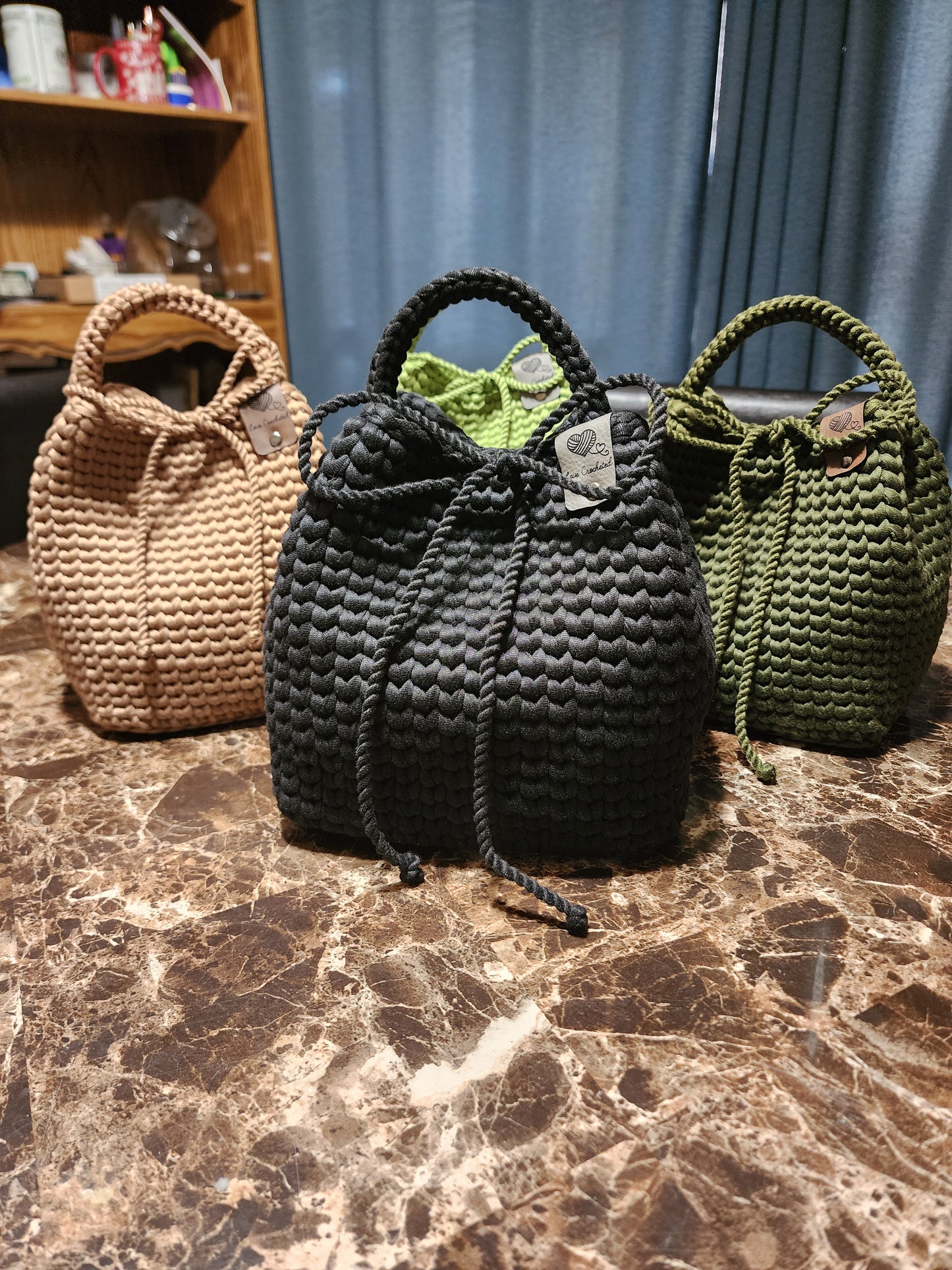 Handcrafted Crochet Bucket Bag