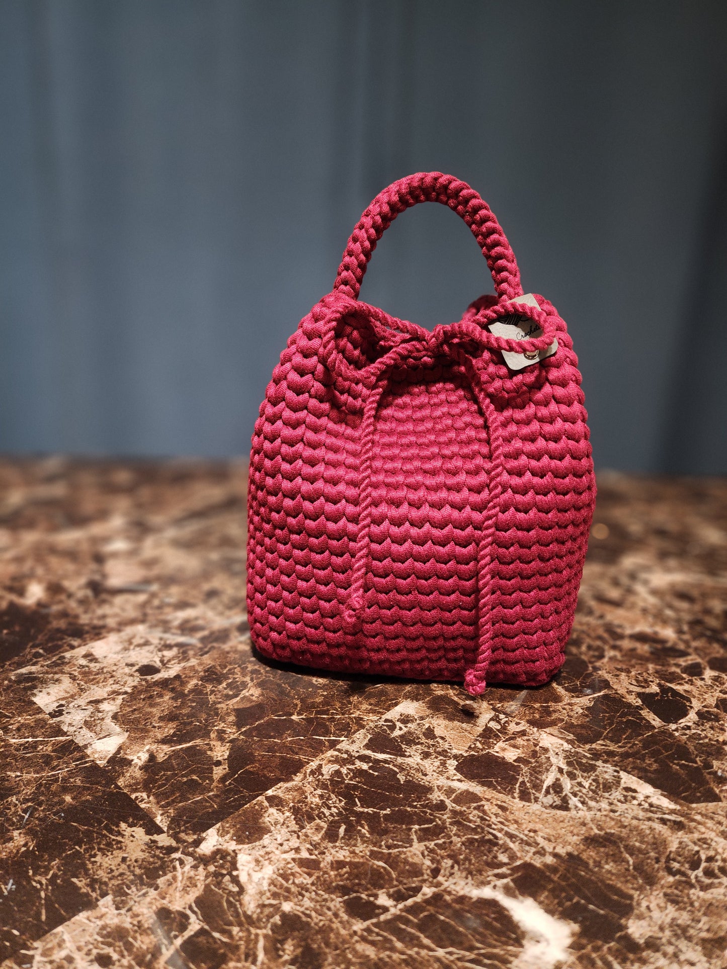 Handcrafted Crochet Bucket Bag