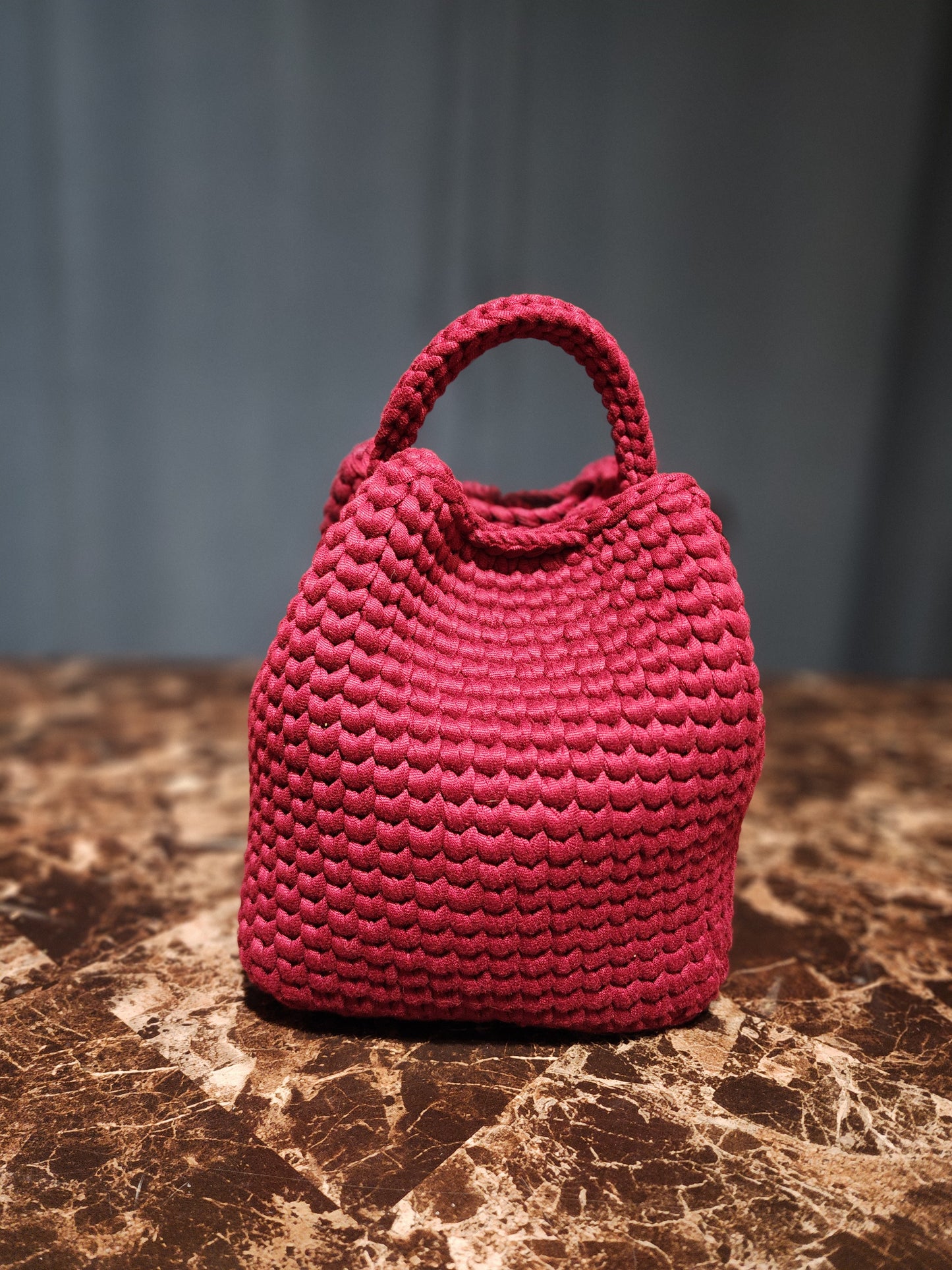 Handcrafted Crochet Bucket Bag