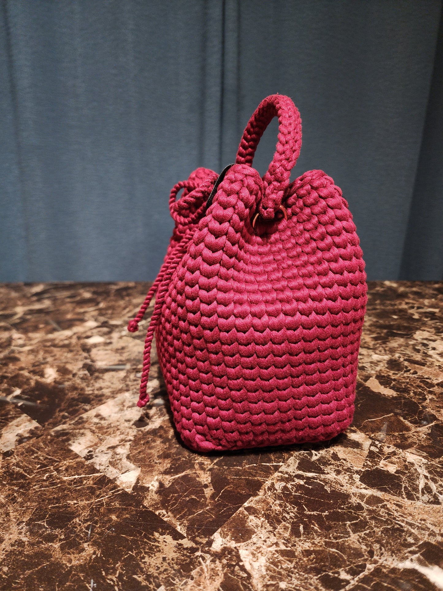 Handcrafted Crochet Bucket Bag