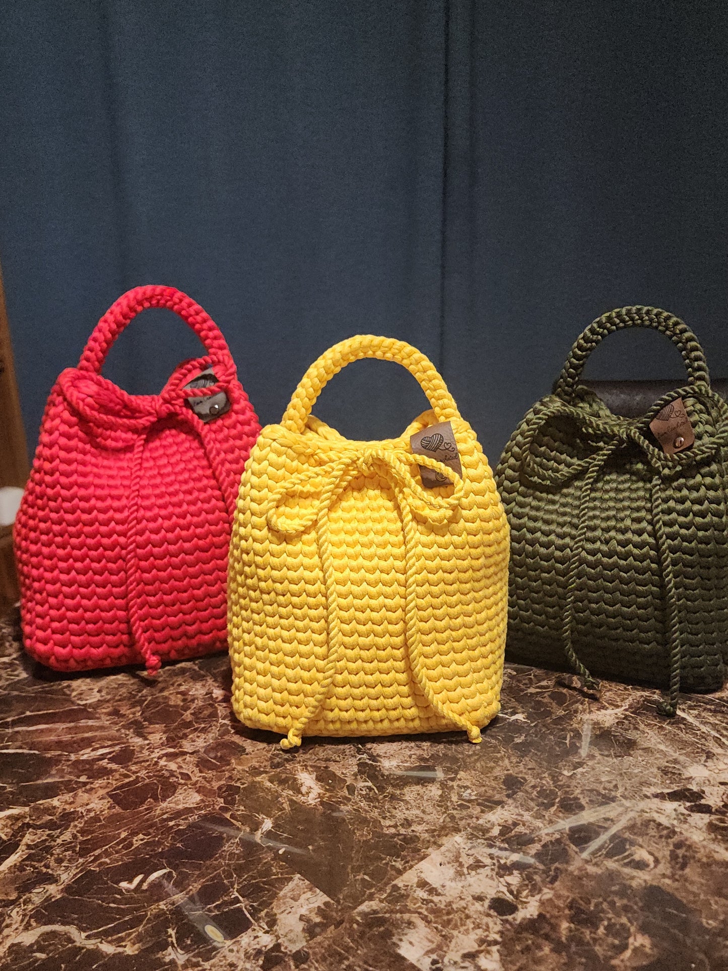 Handcrafted Crochet Bucket Bag