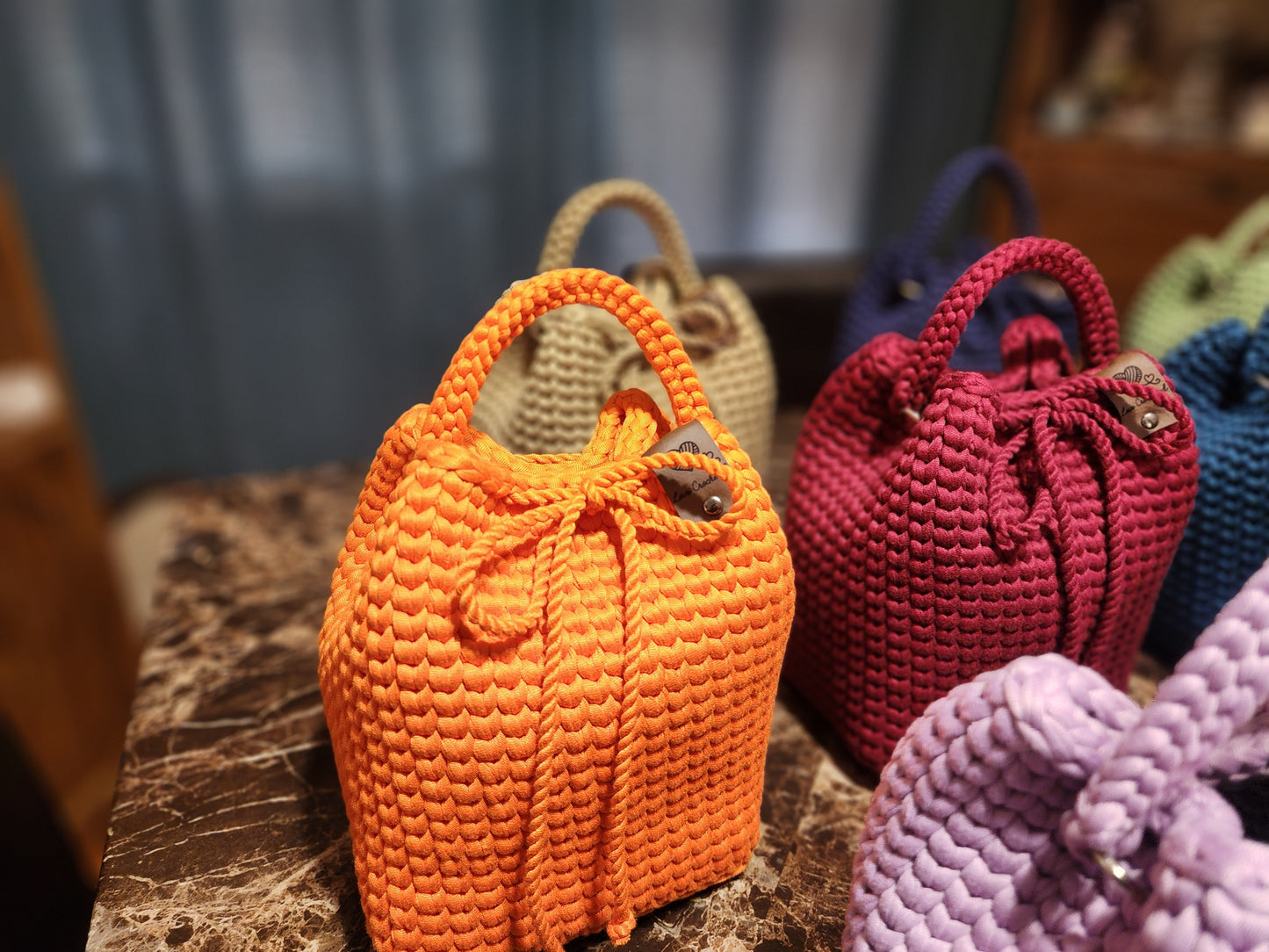 Handcrafted Crochet Bucket Bag