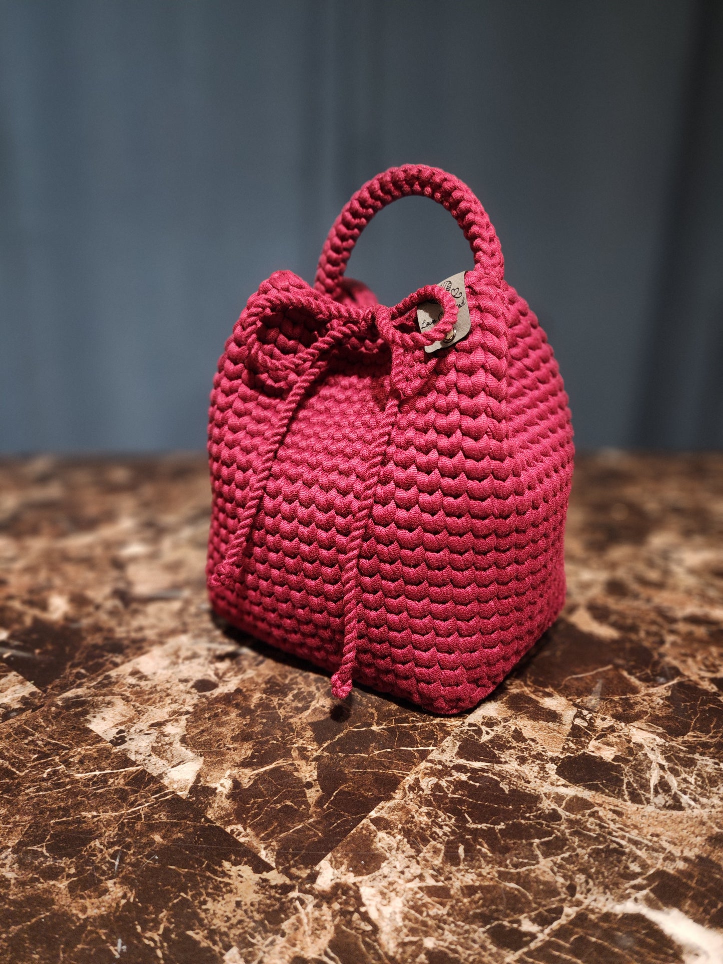 Handcrafted Crochet Bucket Bag
