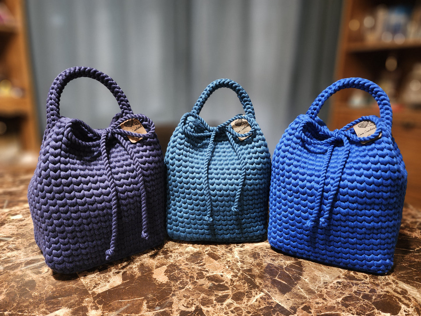 Handcrafted Crochet Bucket Bag