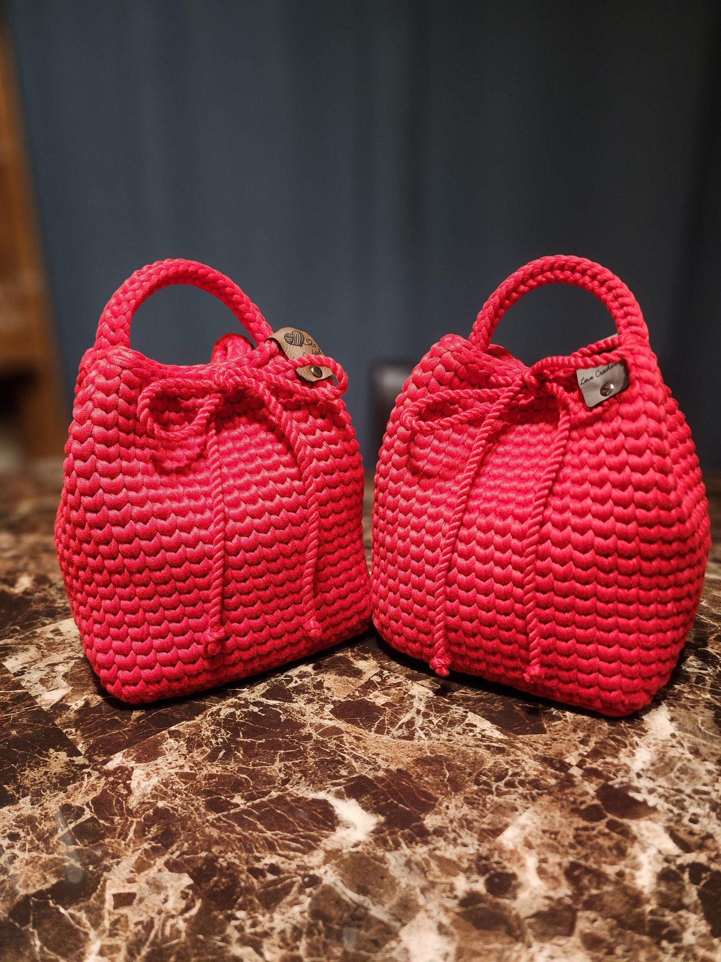 Handcrafted Crochet Bucket Bag