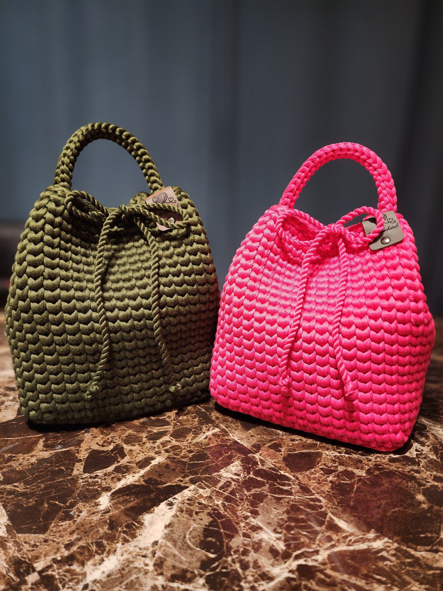 Handcrafted Crochet Bucket Bag