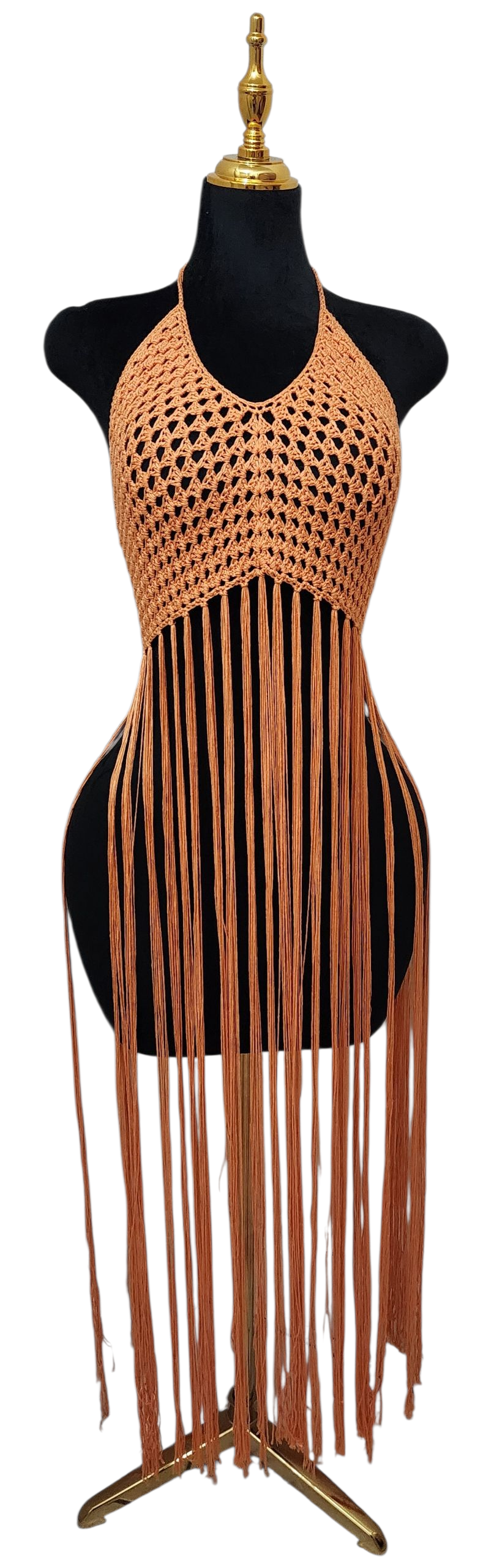 Handcrafted Fringe Crochet Top